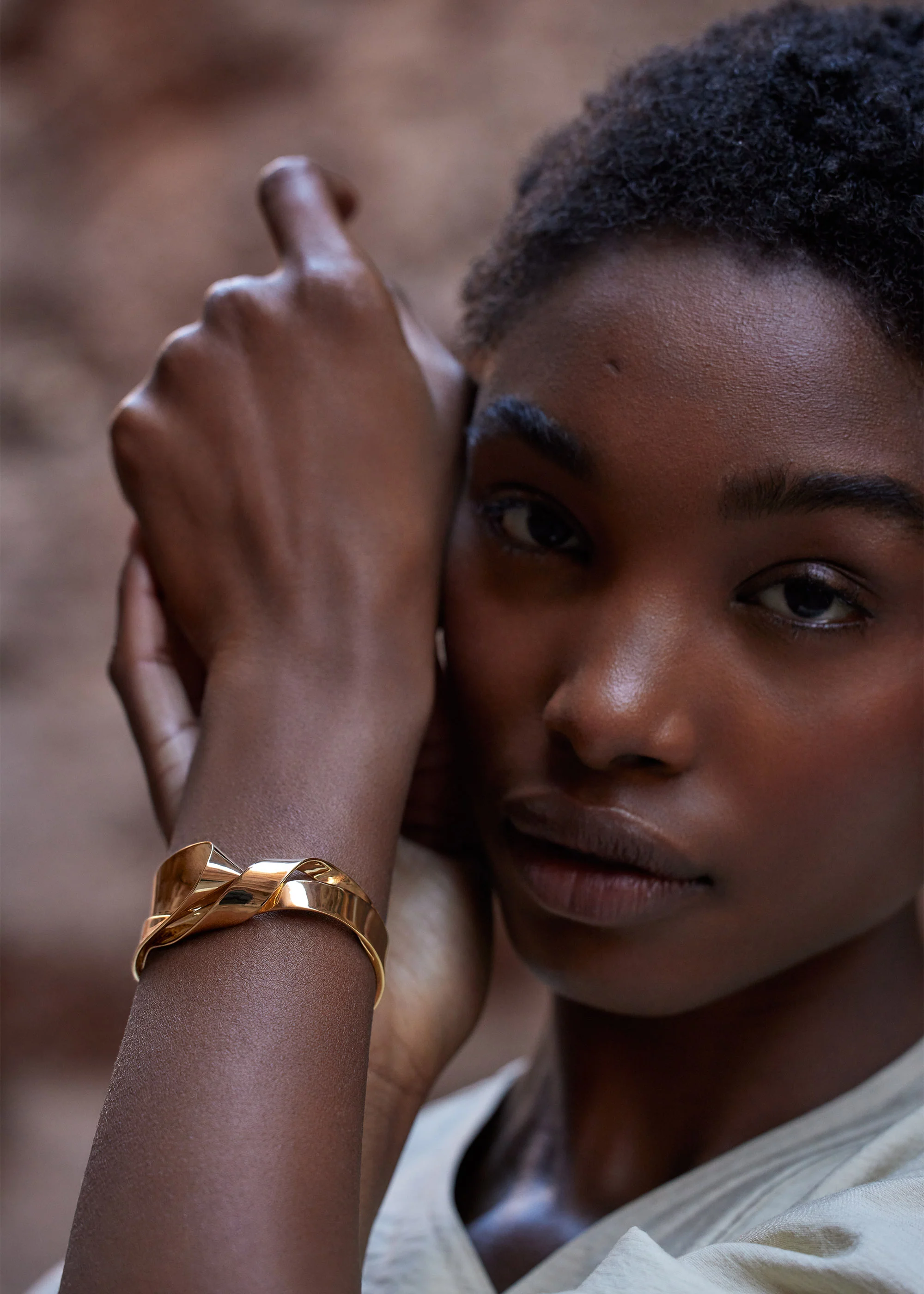 Éole Cuff - 24 carat gold gilded - Image 3