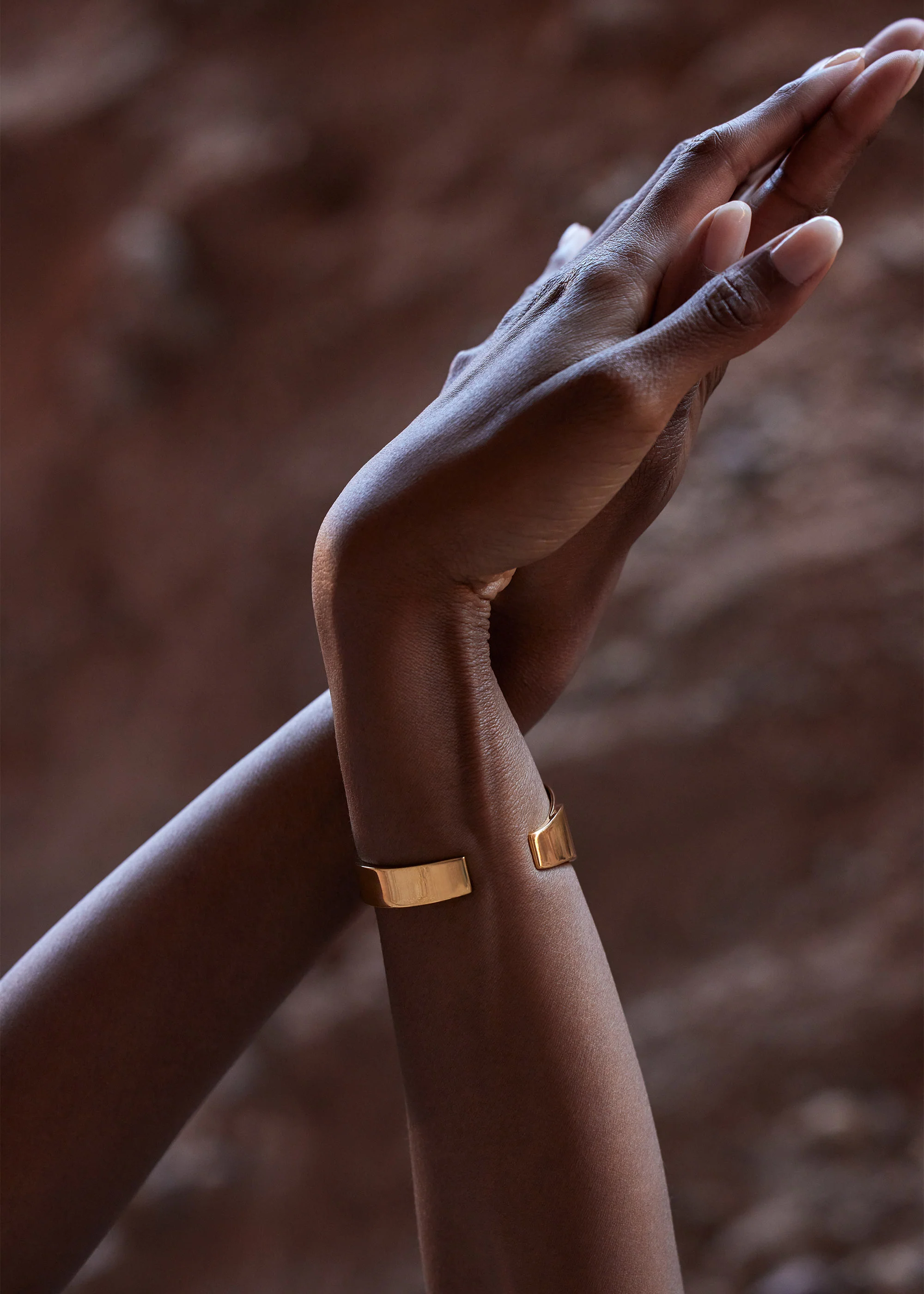 Éole Cuff - 24 carat gold gilded - Image 5