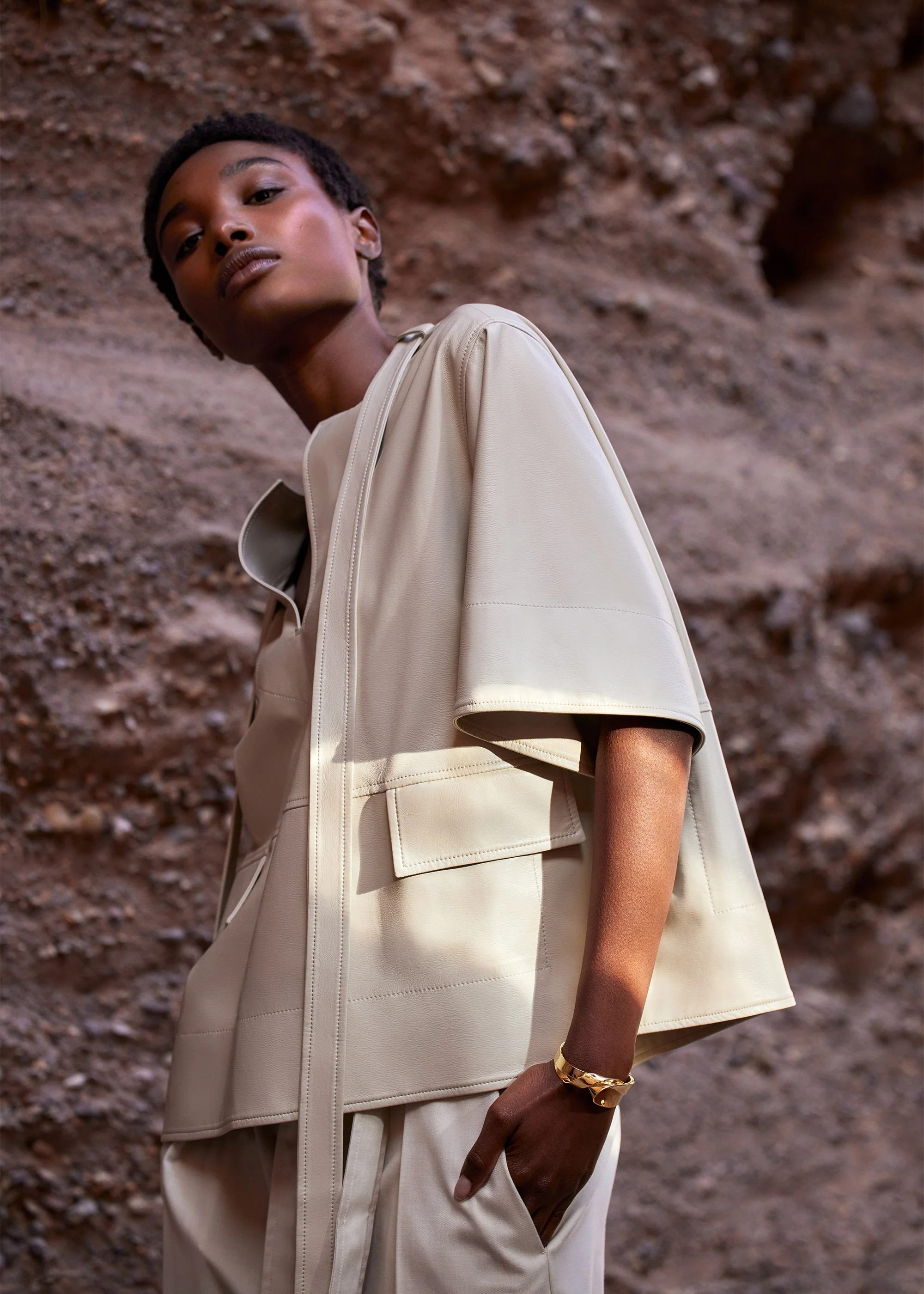 Éole Cuff - 24 carat gold gilded - Image 6