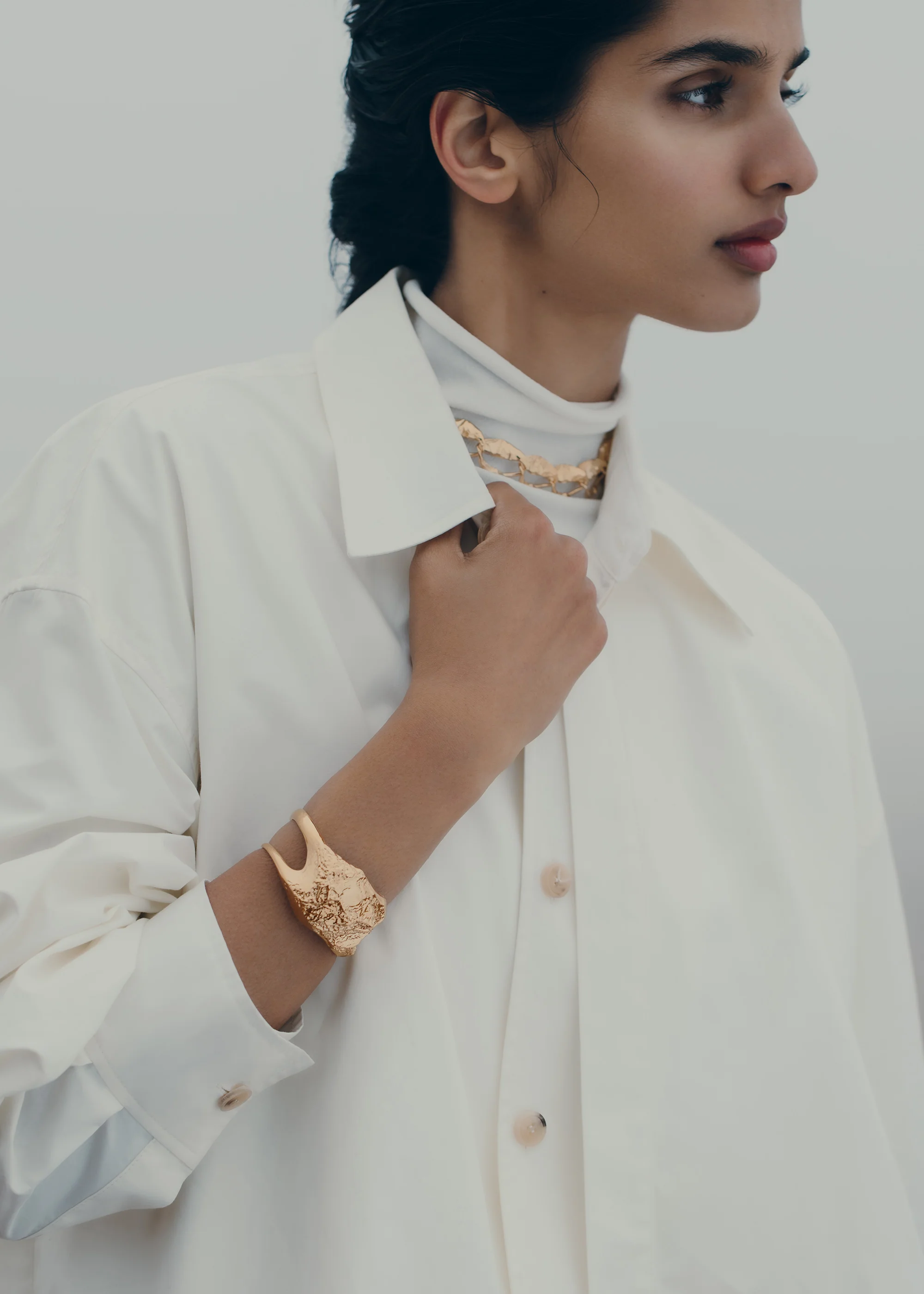 Eroz Cuff - 24 carat gold gilded - Image 4