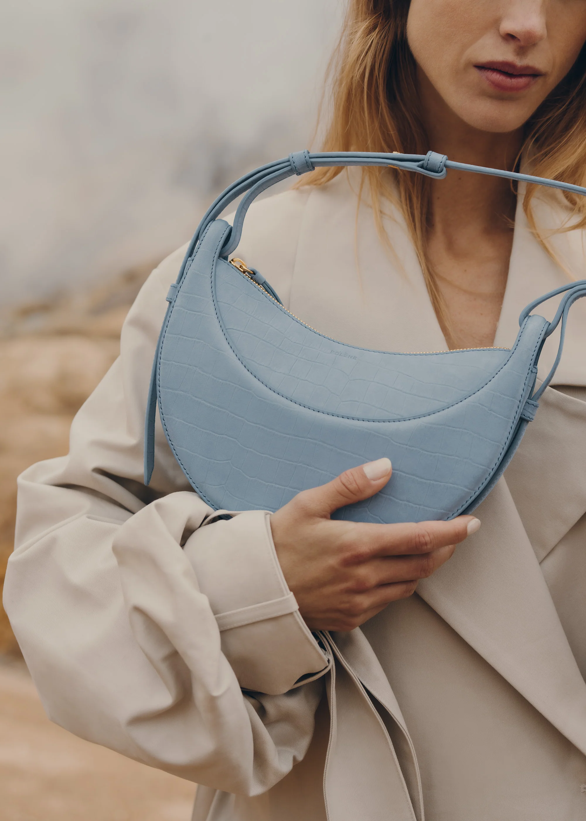 Numéro Dix - Crocodile Nubuck Polar - Image 3