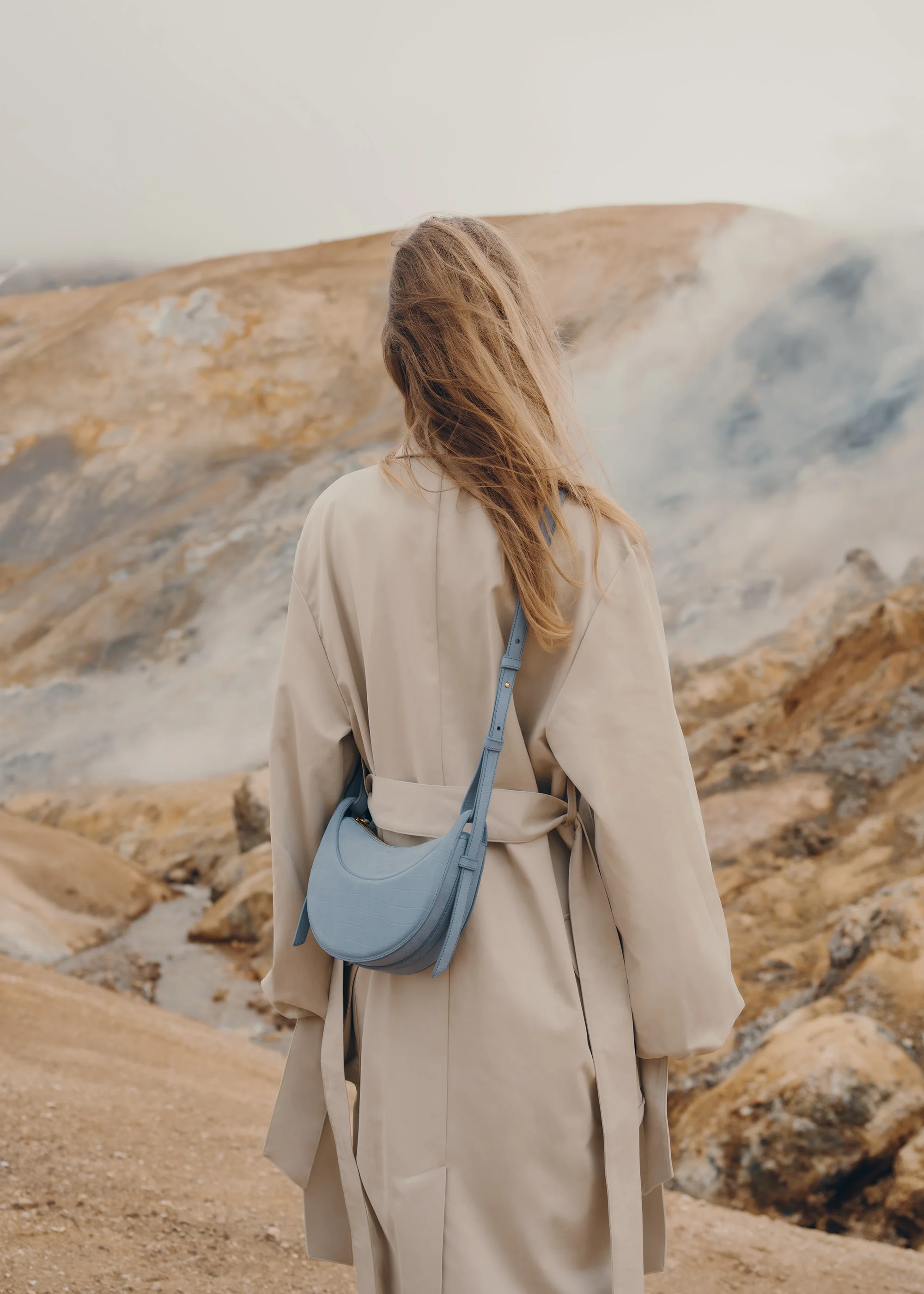 Numéro Dix - Crocodile Nubuck Polar - Image 4