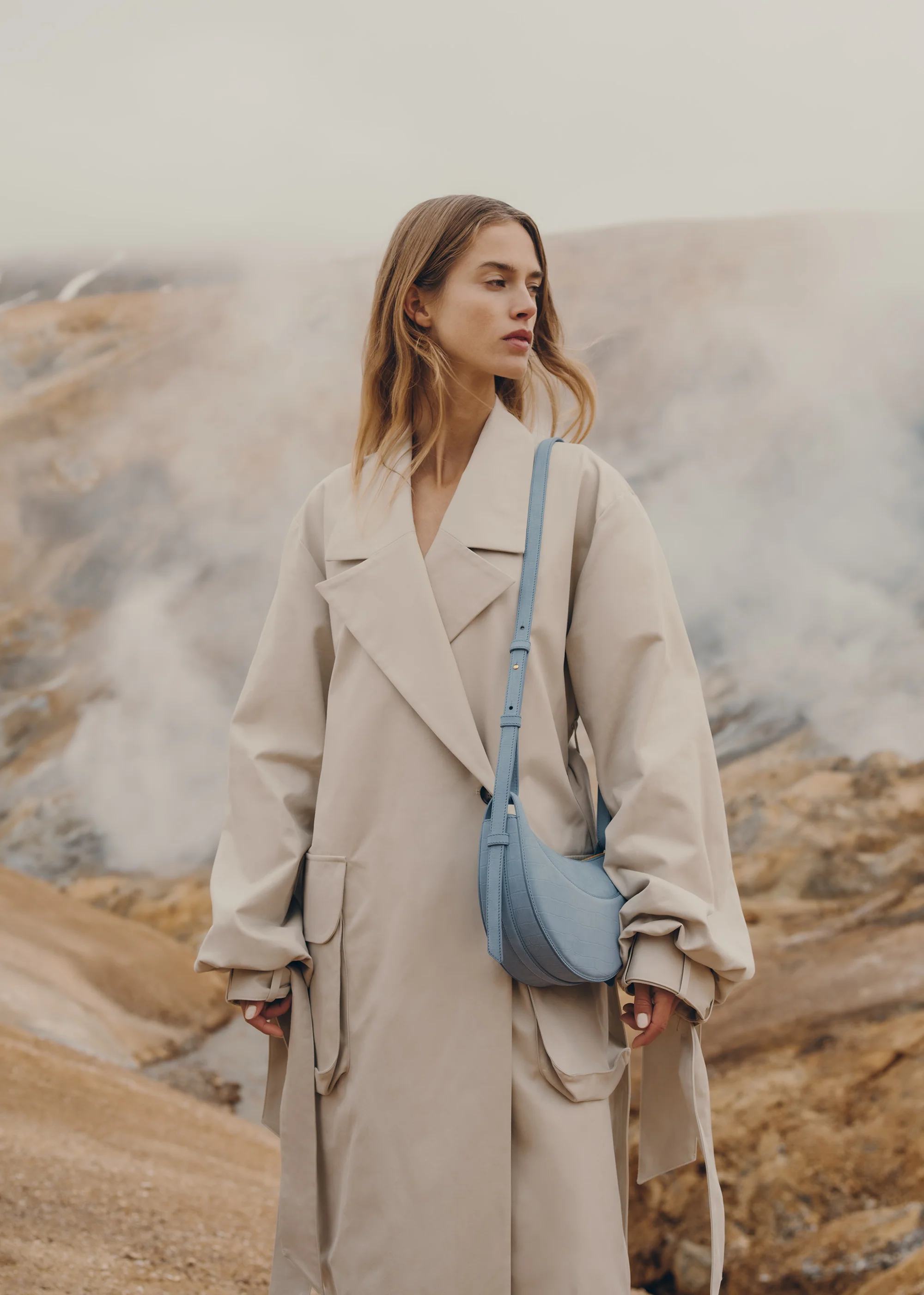 Numéro Dix - Crocodile Nubuck Polar - Image 5