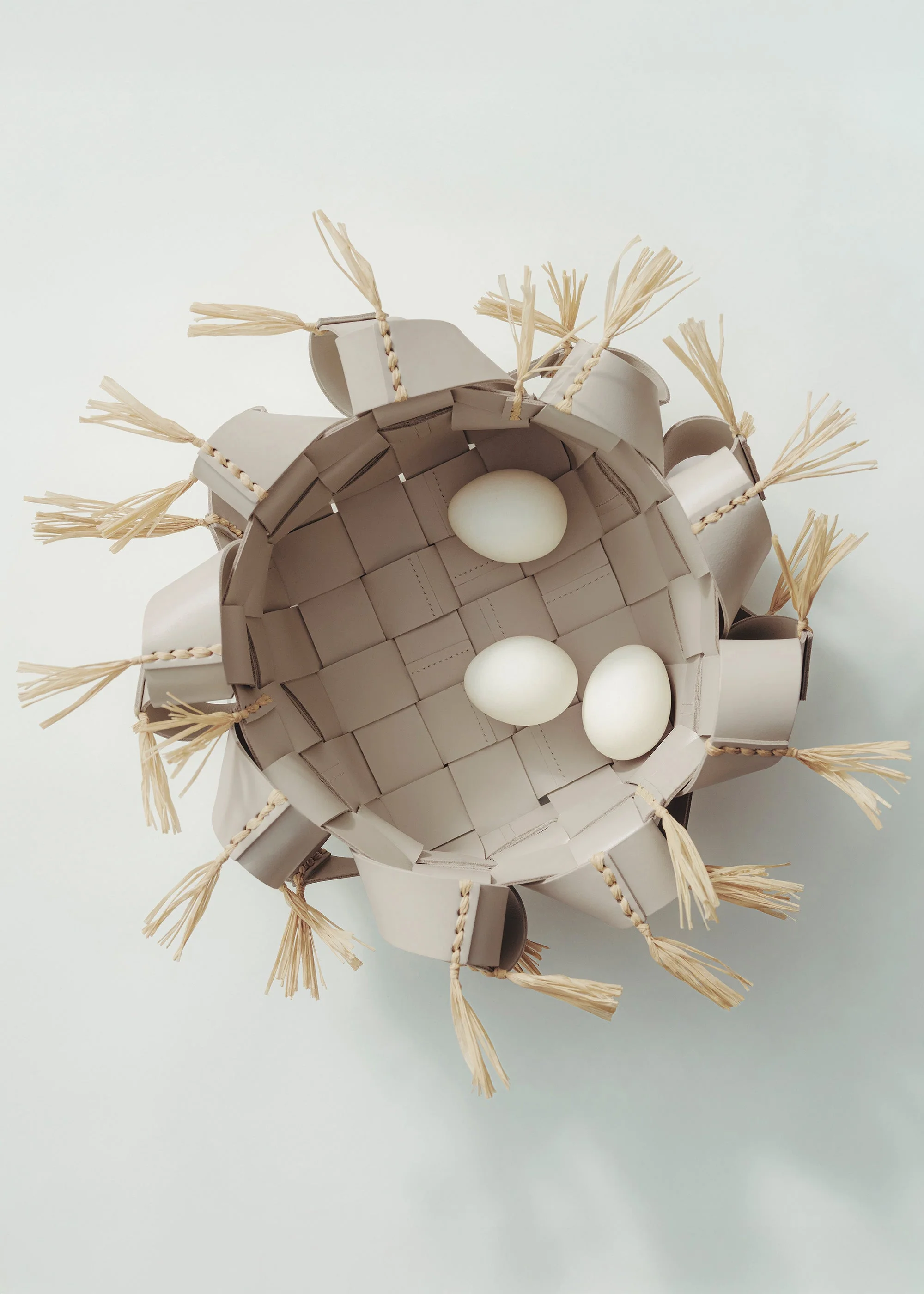 Yni basket - Chalk - Image 3