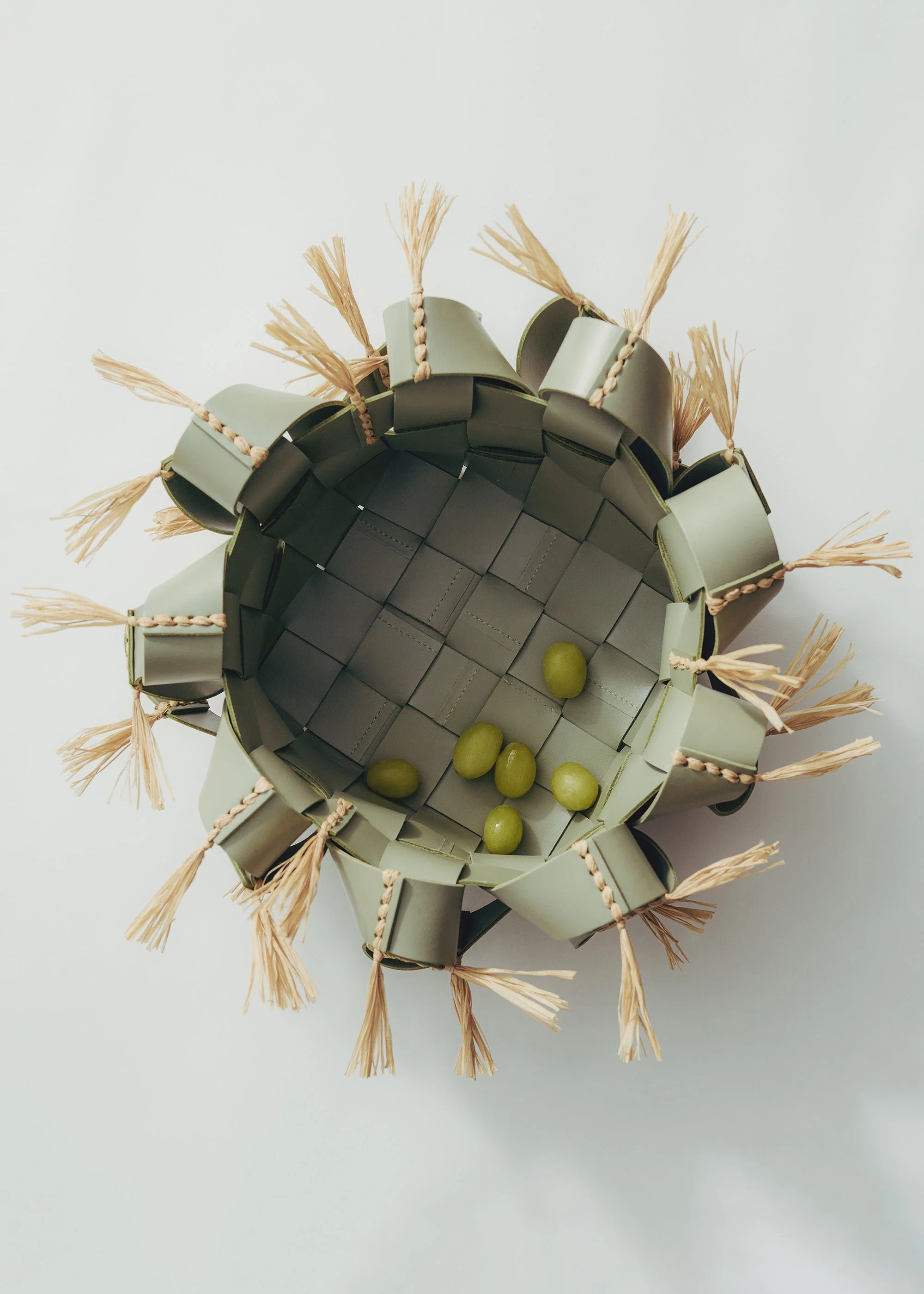 Yni basket - Olive - Image 3