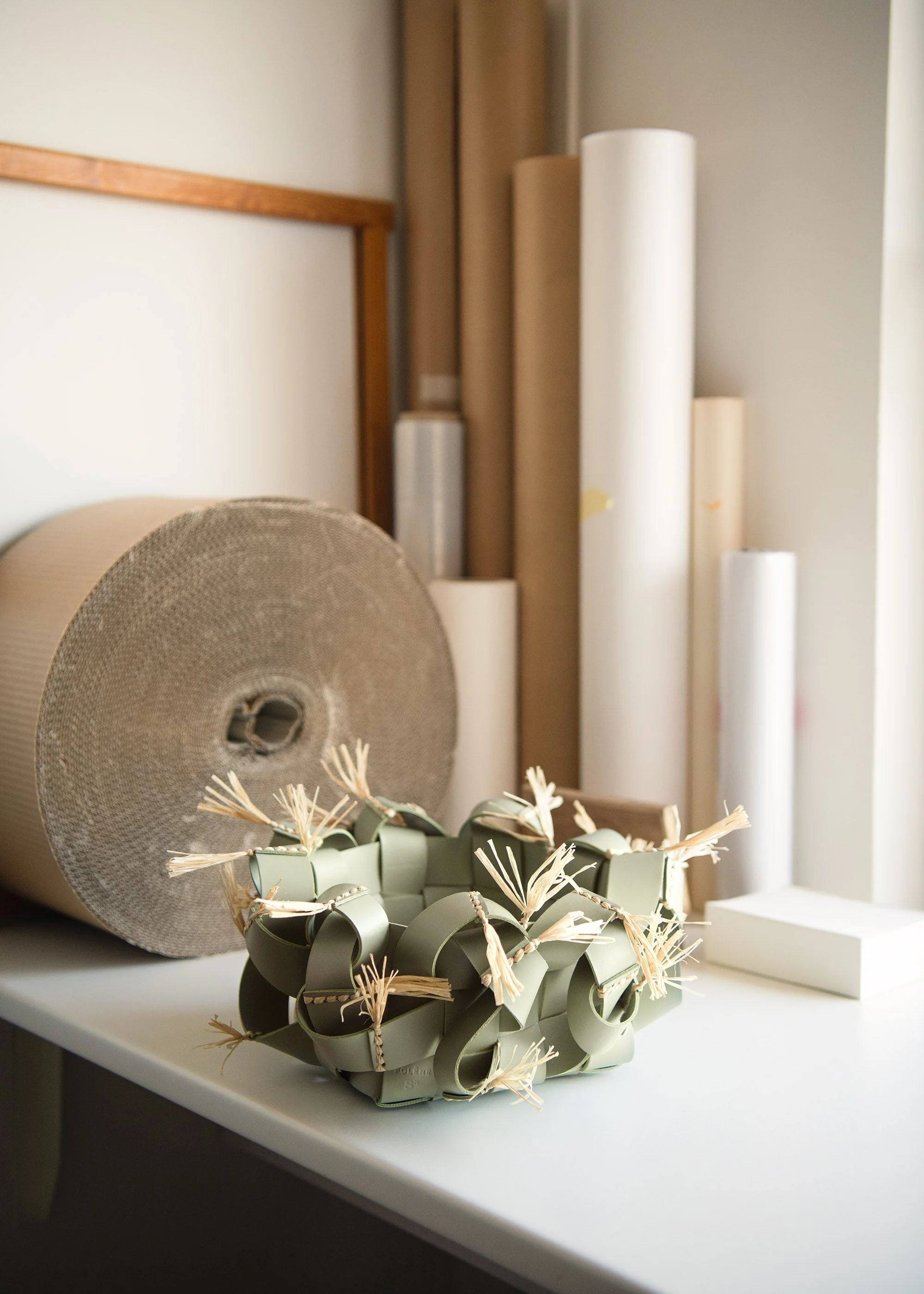 Yni basket - Olive - Image 5